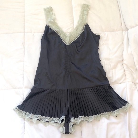 Victoria’s Secret satin pleated romper 🕊 - Picture 2 of 5